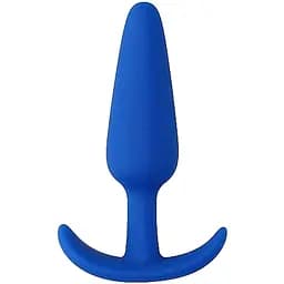 Анальная пробка ShotsToys Slim Butt Plug 8.3 см (синий)