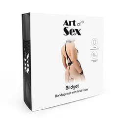 Бондажний набір з металевим анальним гаком №2 Art of Sex Bridget Bondage set with anal hook №2 - мініатюра 6