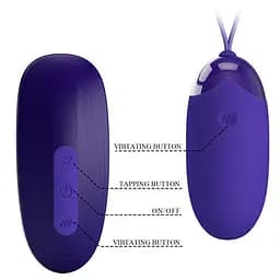 Віброяйце Pretty Love Orthus-Youth Stimulator Blue - мініатюра 4