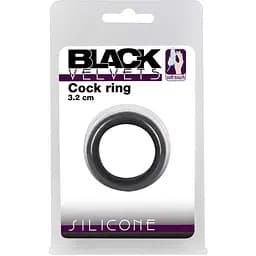 Ерекційне кільце Black Velvets Cock Ring 3.2 см чорний
