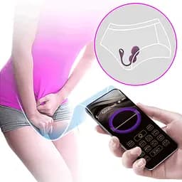 Вагінальні кульки Pretty love Elvira dark Purple, 12 vibration functions Mobile APP Long-distance Co PRETTY LOVE BI-210212HP-2 100022 - мініатюра 10