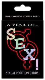Секс гра із позами Камасутри A Year Of Sex! Sexual Position Cards - мініатюра 2