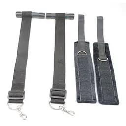 Підвіски для дверей Sportsheets Door Jam Cuffs для сексу One size Чорний K000859 - мініатюра 3