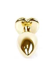 Анальна пробка Jawellery Gold Heart PLUG Green Boss Series 64-00042 98262 - мініатюра 4