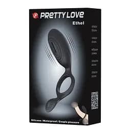 Ерекційне кільце з вібрацією Pretty Love Ethel Baile BI-026220 88024 - мініатюра 3