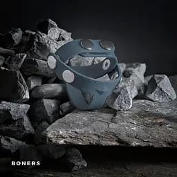 Регульоване ерекційне кільце Boners T-shape Ball Splitter 21 см сірий - мініатюра 3