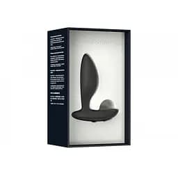 Анальна пробка з вібрацією We-Vibe Ditto+ Satin Black з пультом та керуванням з телефону - мініатюра 9