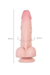 Фалоімітатор My Babe My Darling Realistic 20.5 cm (тілесний) - мініатюра 15