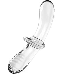 Ділдо Satisfyer Double Crystal (Transparent)
