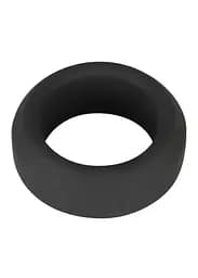 Ерекційне кільце Black Velvets Cock Ring 2.6 см чорний - мініатюра 5