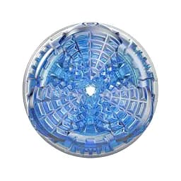 Мастурбатор Fleshlight Turbo Core Blue Ice, оральний секс, глибоке горло - мініатюра 5