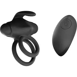 Эрекционное кольцо Love To Love Mr & Mrs Vibe 3.5 см черный