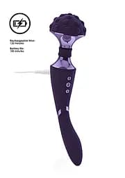 Вібромасажер Vive Shiatsu Bendable Massager Wand 28.6 см (фіолетовий) - мініатюра 11