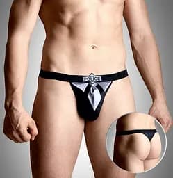 Чоловічі стрінги з написом POLICE Mens Thongs 4490 Soft Line для найбажаніших SoftLine 5591449010 24266 - мініатюра 3