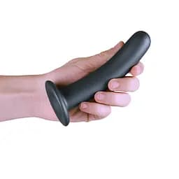 Фалоімітатор Ouch! Smooth G-Spot Dildo 6'' 15 см (сірий) - мініатюра 12