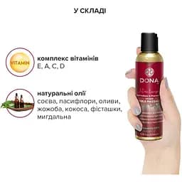 Масажна олія DONA Kissable Massage Oil Strawberry Souffle (110 мл) - мініатюра 3