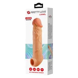 Насадка на пеніс PRETTY LOVE Lionel, Liquid silicone, GET YOUR PENIS THICKER, TPR PRETTY LOVE BI-026259 102744 - мініатюра 10