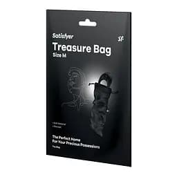 Мішечок для зберігання іграшок Satisfyer Treasure Bag M Black Satisfyer IG059495; SX0546 98419 - мініатюра 3