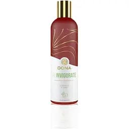 Натуральное массажное масло DONA Reinvigorate - Coconut & Lime (120 мл)