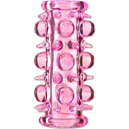 Насадка на член Boss Series Stretchy Sleeve 7 см рожева