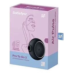 Вакуумний стимулятор Satisfyer Pro To Go 3 Black Satisfyer IG045153; SO6989 92515 - мініатюра 2