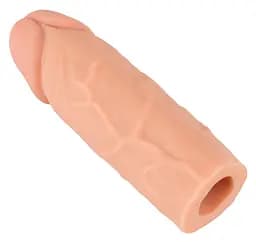 Насадка на пеніс Nature Skin Extension Sleeve 15,5 см (тілесний) - мініатюра 10