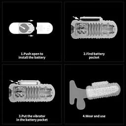 Мастурбатор Knights Ring Vibrating Dual Purpose Sleeve-Drip - мініатюра 3