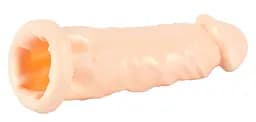 Насадка на пеніс You2Toys Orion Silicone Extension 19 см тілесний - мініатюра 4