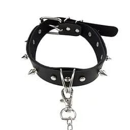 Нашийник з шипами та повідцем Art of Sex - Collar Spikes and Leash Art of Sex SO5154 95176 - мініатюра 2