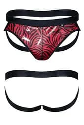 Труси Regnes Fetish Planet Jockstraps M червоний-чорний - мініатюра 5