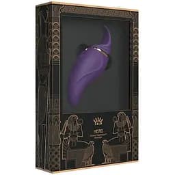 Вібратор 2 в 1 із язичком Zalo Hero Twilight Purple кристал Swarovski - мініатюра 9