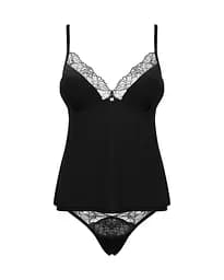 Топ та трусики Obsessive Bella Rou top & panties топ трусики XS/S - мініатюра 3