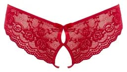 Трусики Cottelli Lingerie Lace M червоний - мініатюра 4