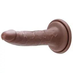 Фалоімітатор Me You Us Silicone Ultra Cock 7 in 17.8 см (коричневий) - мініатюра 3