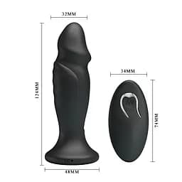 Анальна пробка - Mr.Play Powerfull Vibrating Anal Plug - мініатюра 5
