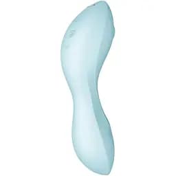 Вакуумний смарт-стимулятор із вібрацією Satisfyer Curvy Trinity 5+ Блакитний - мініатюра 6