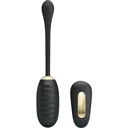 Виброяйцо Pretty Love Doreen Remote Control Egg 19.7 см черный