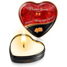 Массажная свеча-сердце Plaisirs Secrets Caramel (35 мл)