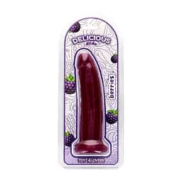 Фалоімітатор з ароматом ожини - Toyz4lovers Delicious Dildo Berries. 19,5 см - мініатюра 6