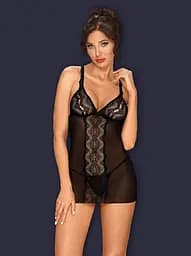 Сексуальний комплект Obsessive Lucita S/M чорний - мініатюра 3