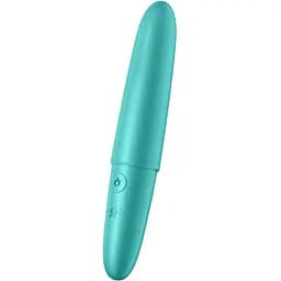 Вибратор для клитора Satisfyer Ultra Power Bullet 6 12.8 см бирюзовый