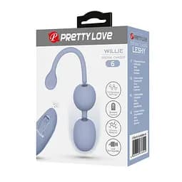 Вагінальні кульки Pretty Love Willie chaser 6, Blue, Wireless remote control PRETTY LOVE BI-014548W-A5 100023 - мініатюра 5
