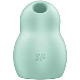 Вакуумный стимулятор клитора с вибрацией Satisfyer Pro To Go 1 мятный