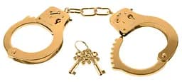 Наручники - Fetish Fantasy Gold Metal Cuffs - мініатюра 2