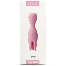 Подвійний вібратор для пар Svakom Nymph Pale Pink - мініатюра 8