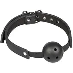 Кляп Easy Toys Ball Gag Plastic Gag With Air Holes 4.5 см чорний