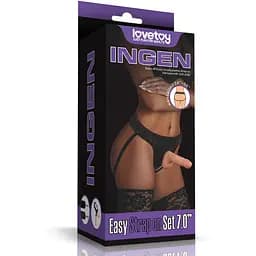 Страпон Ingen Easy Set 18 см (тілесний)
