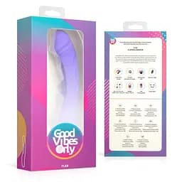 Вібратор Good Vibes Only Flax G-Spot, 25.1 см (фіолетовий) - мініатюра 9