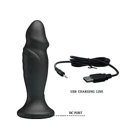 Анальна пробка - Mr.Play Powerfull Vibrating Anal Plug - мініатюра 7
