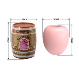 Мастурбатор яйце Pretty Love Bourbon Charming Barrel рожевий - мініатюра 8